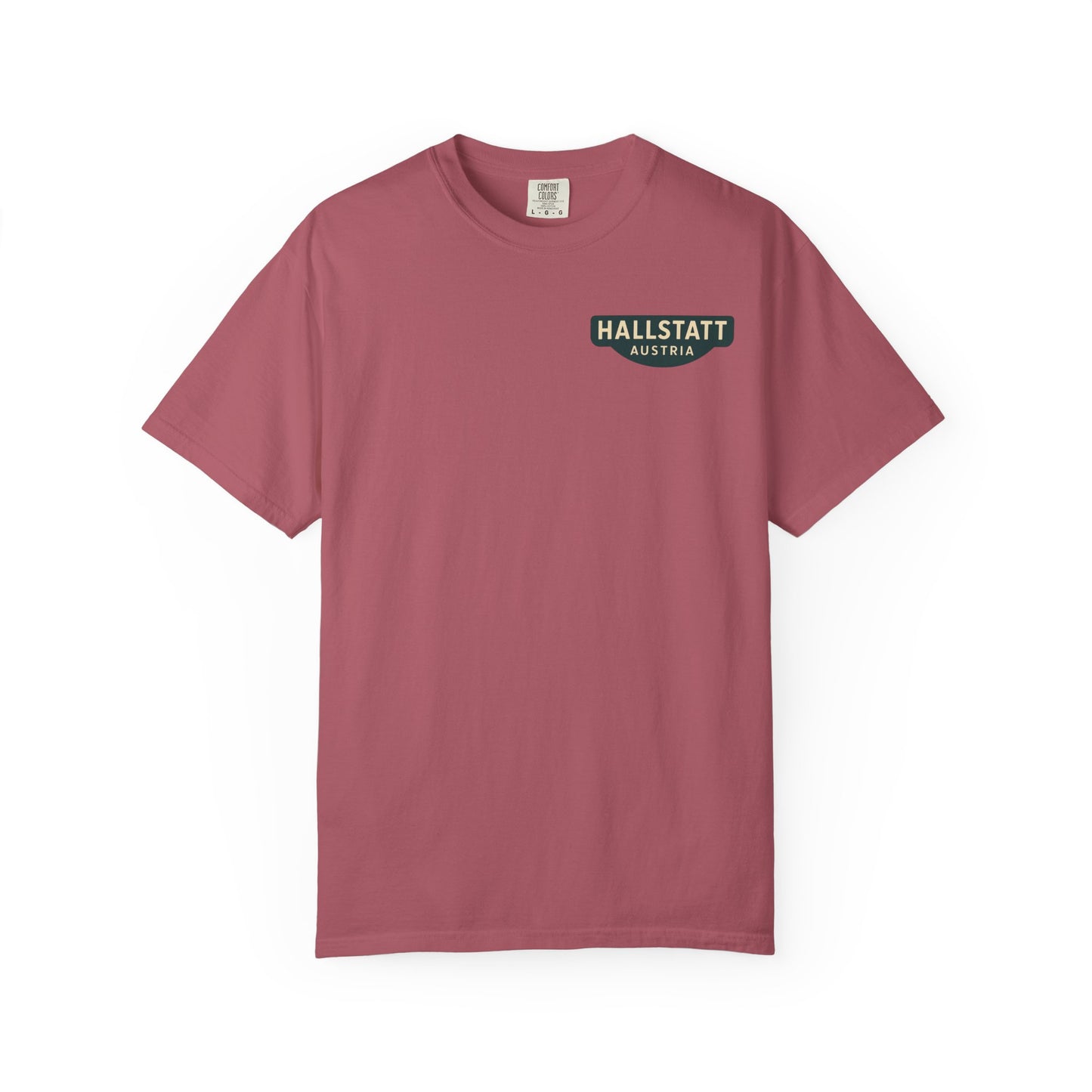 Lake Adventure Hallstatt Unisex T-Shirt Back Design