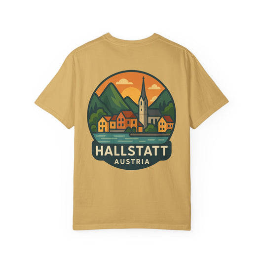Hallstatt Adventure Unisex T-Shirt Back Design