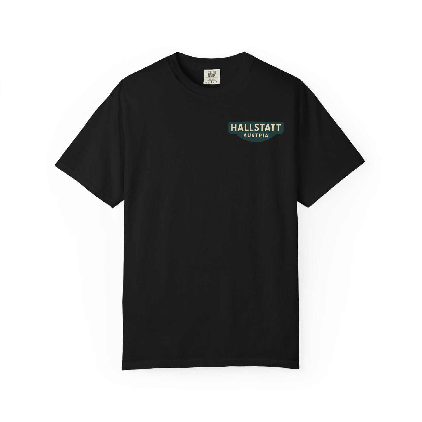 Lake Adventure Hallstatt Unisex T-Shirt Back Design