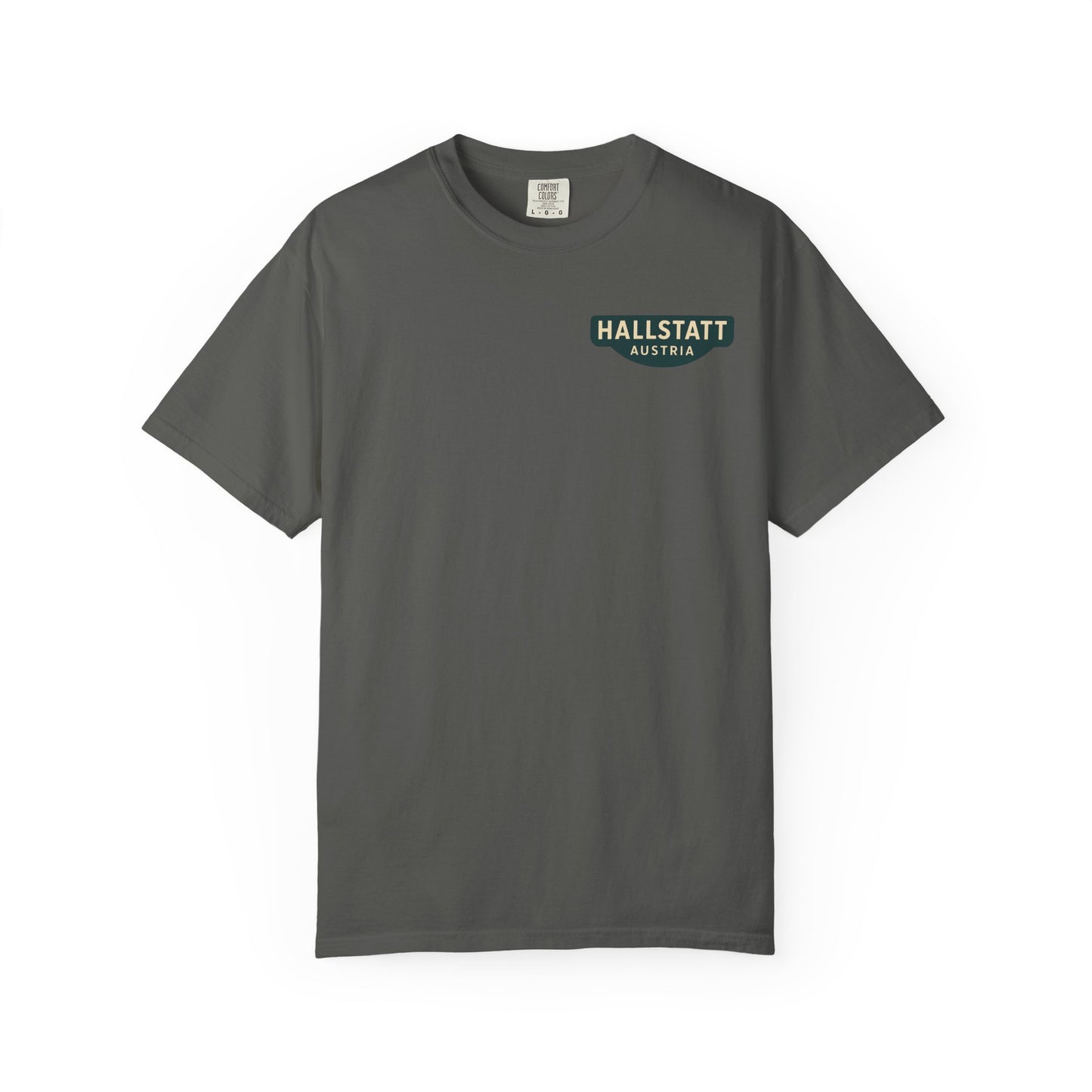 Lake Adventure Hallstatt Unisex T-Shirt Back Design