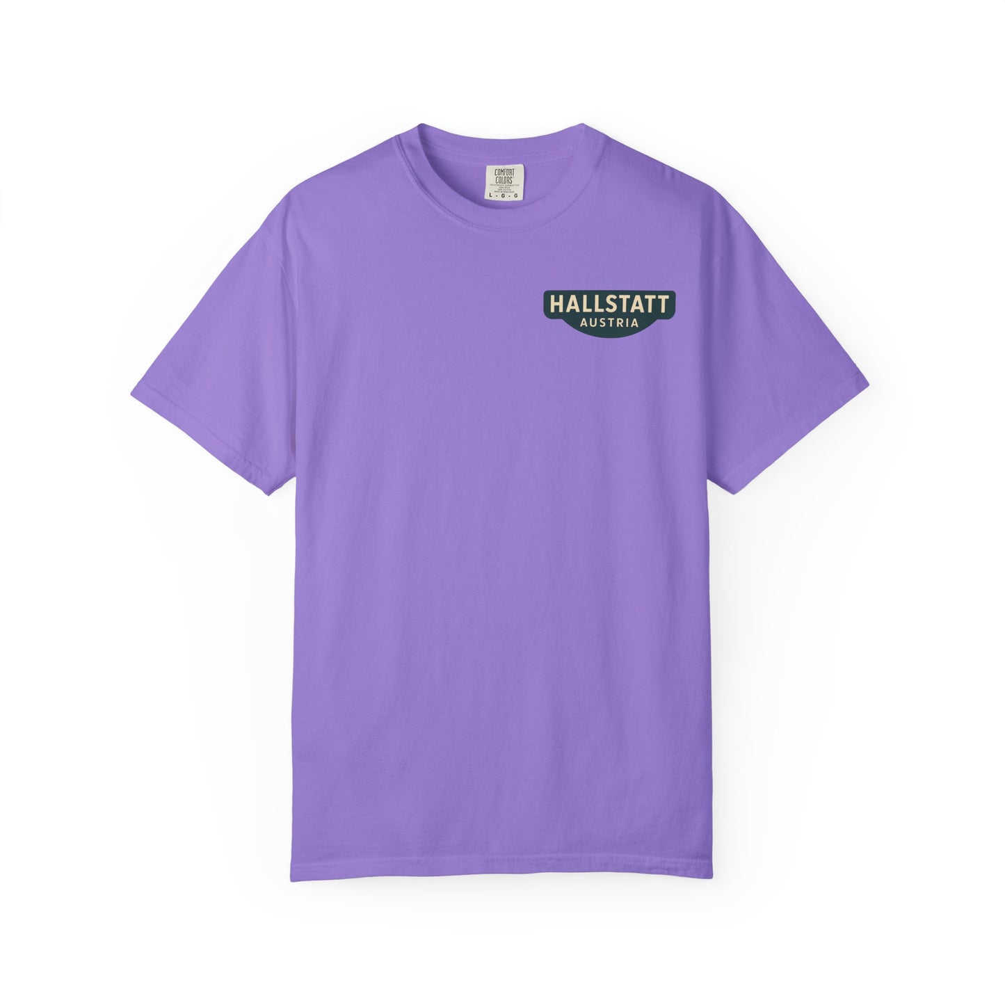 Lake Adventure Hallstatt Unisex T-Shirt Back Design