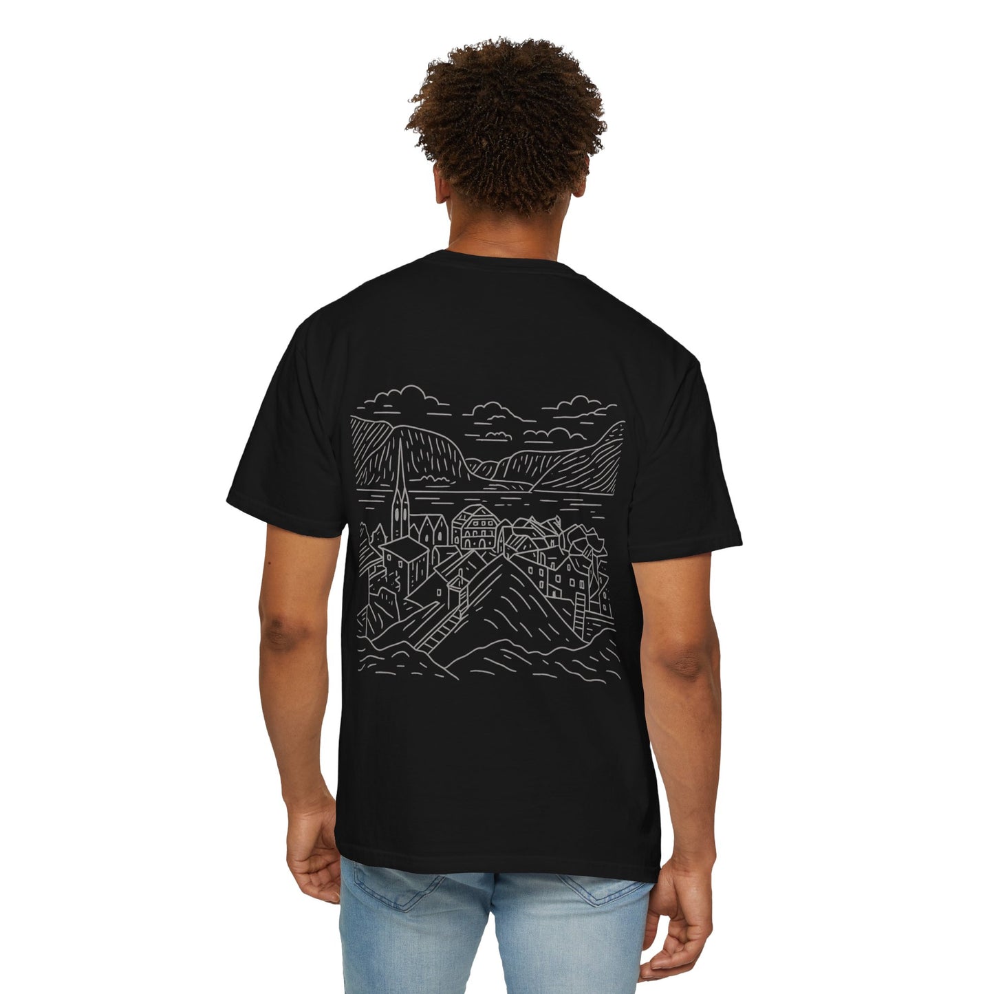 Hallstatt T-Shirt Unisex Skyline