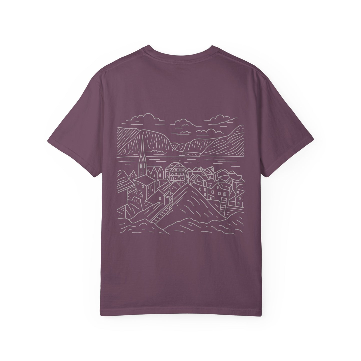 Hallstatt T-Shirt Unisex Skyline