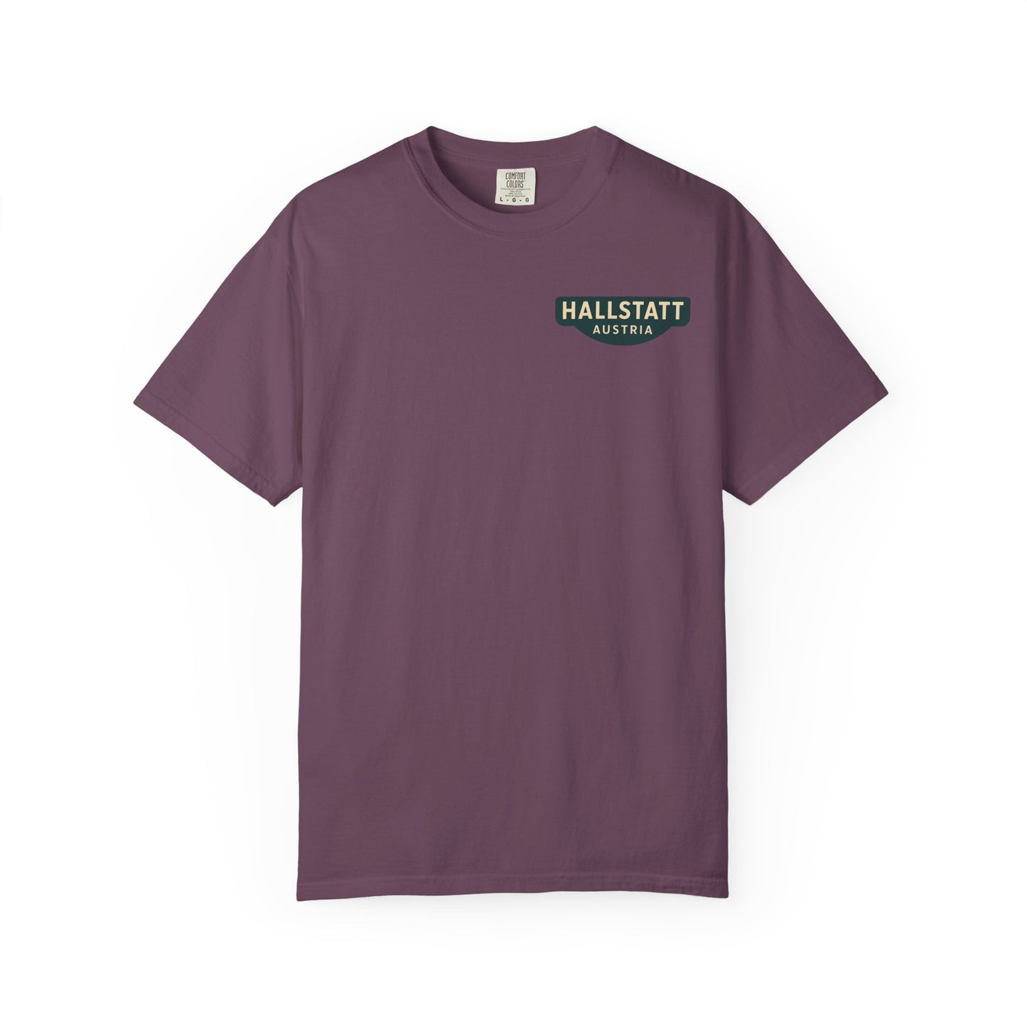Lake Adventure Hallstatt Unisex T-Shirt Back Design