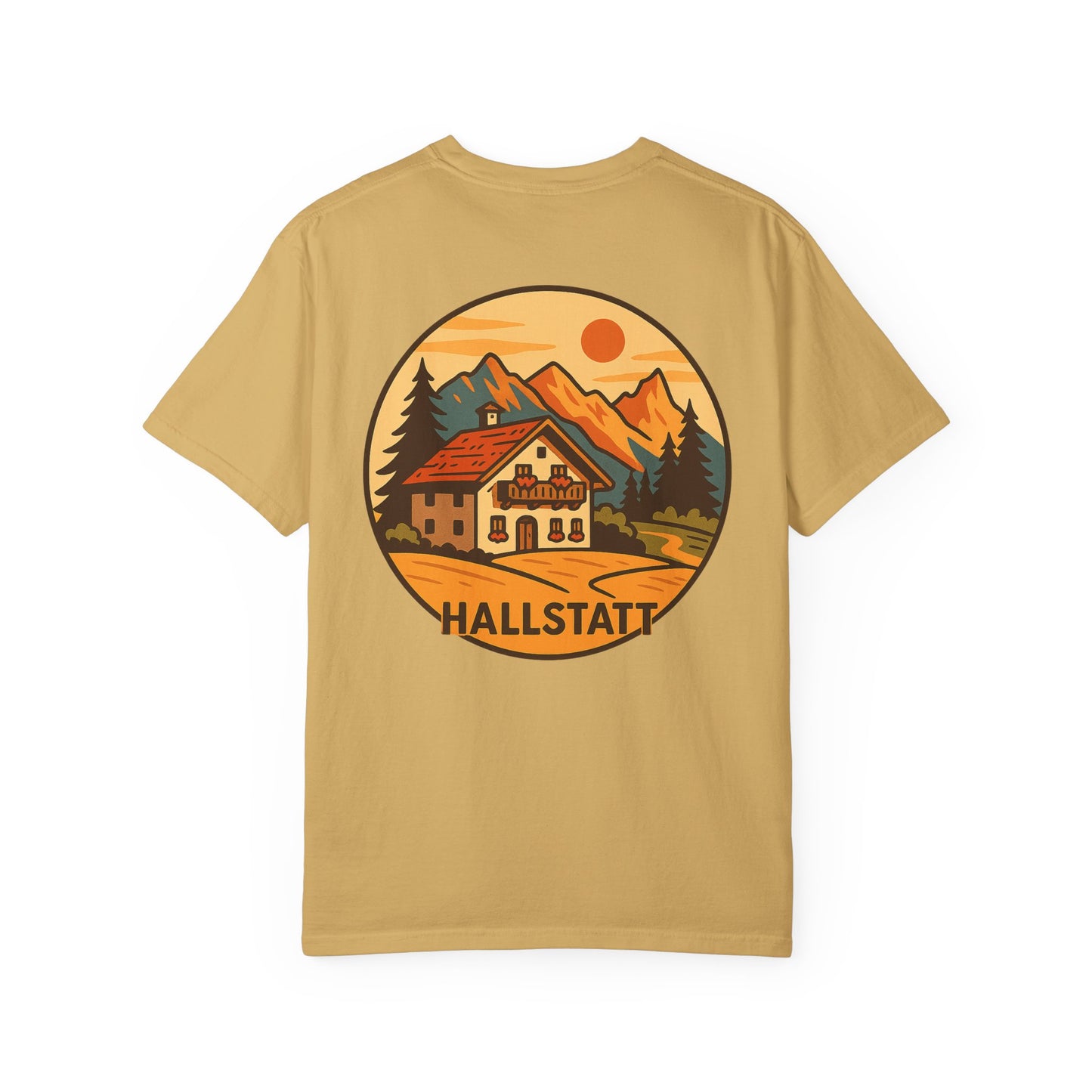 Alpine Adventure Unisex T-Shirt Back Design