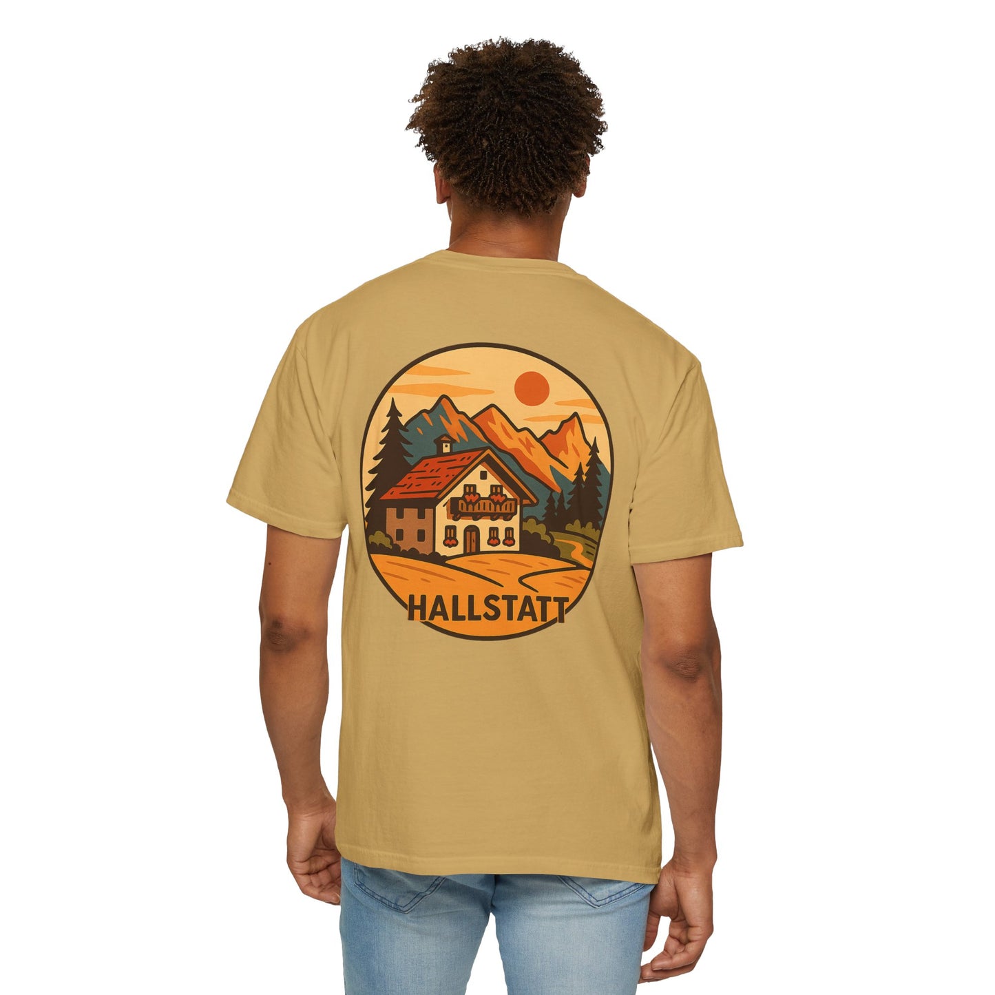 Alpine Adventure Unisex T-Shirt Back Design