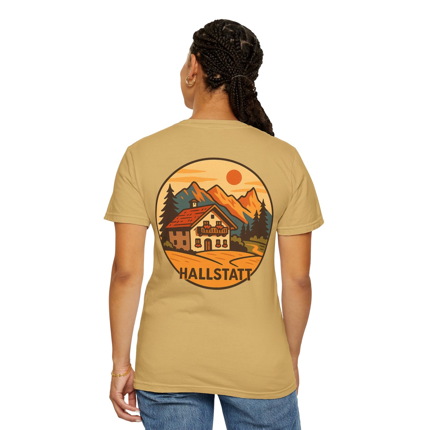 Alpine Adventure Unisex T-Shirt Back Design