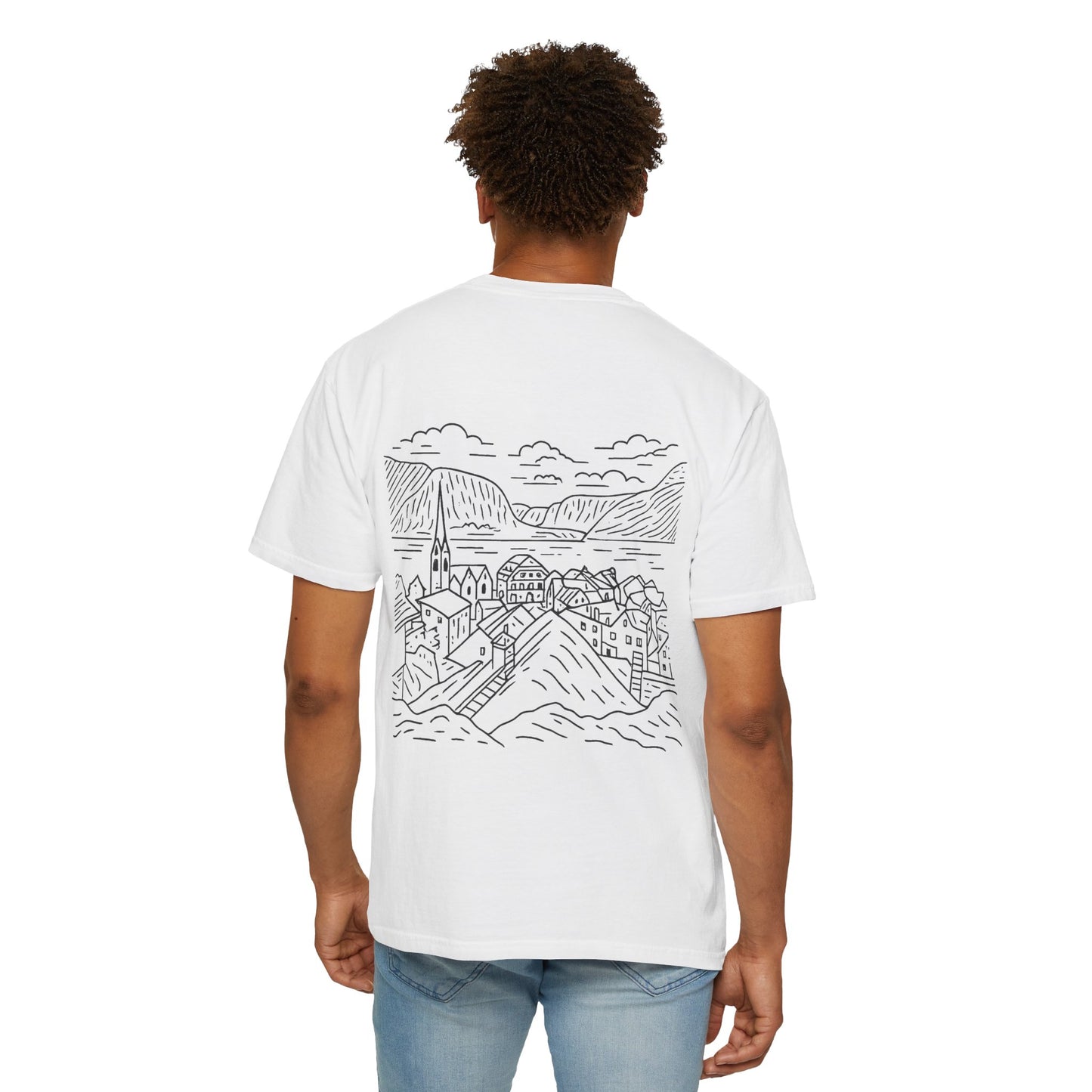 Hallstatt T-Shirt Unisex Skyline
