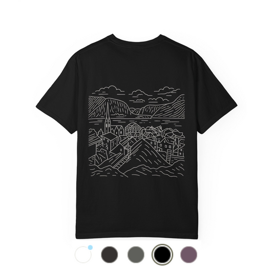 Hallstatt T-Shirt Unisex Skyline